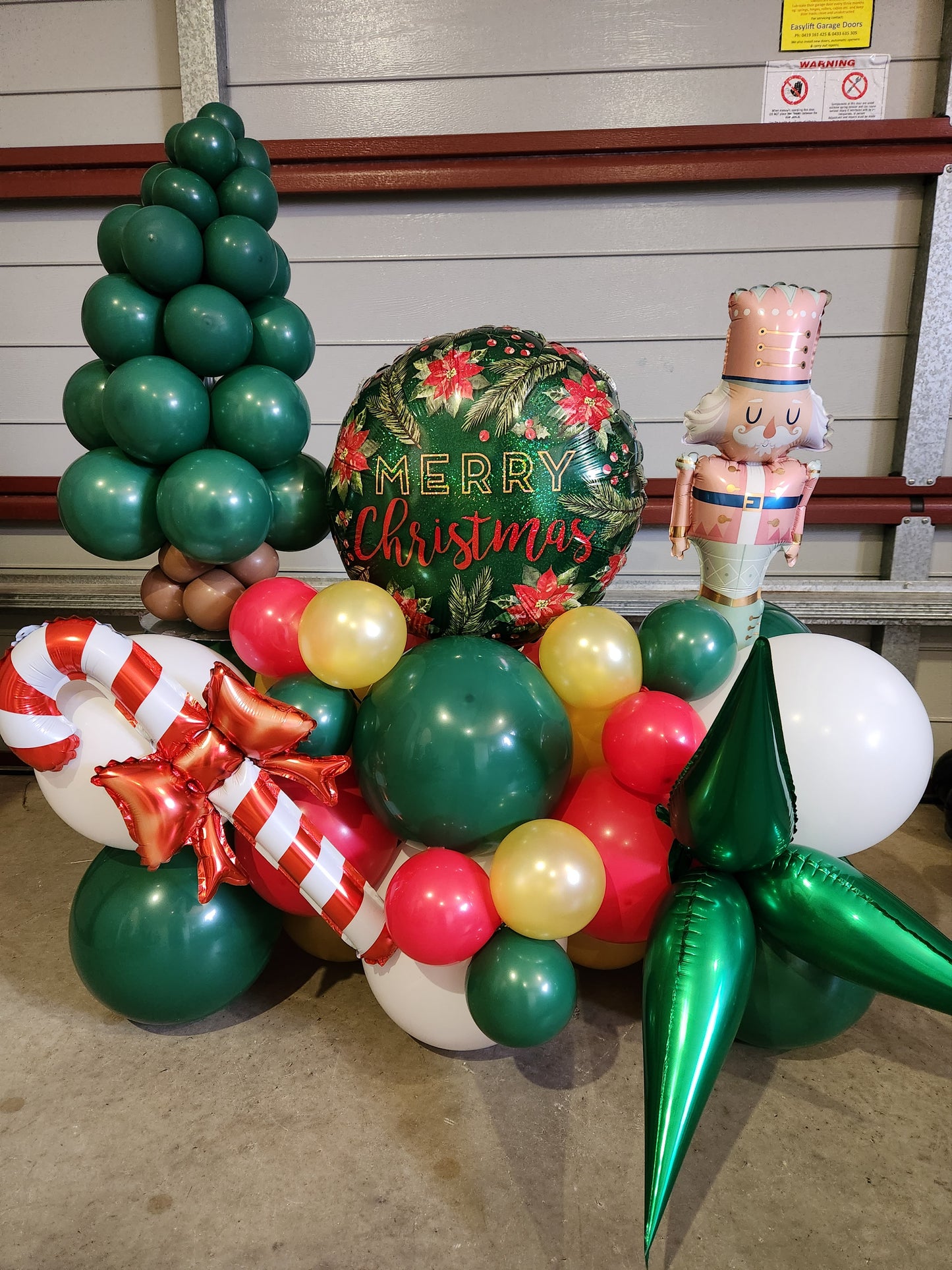 Large Christmas Balloon Arrangement