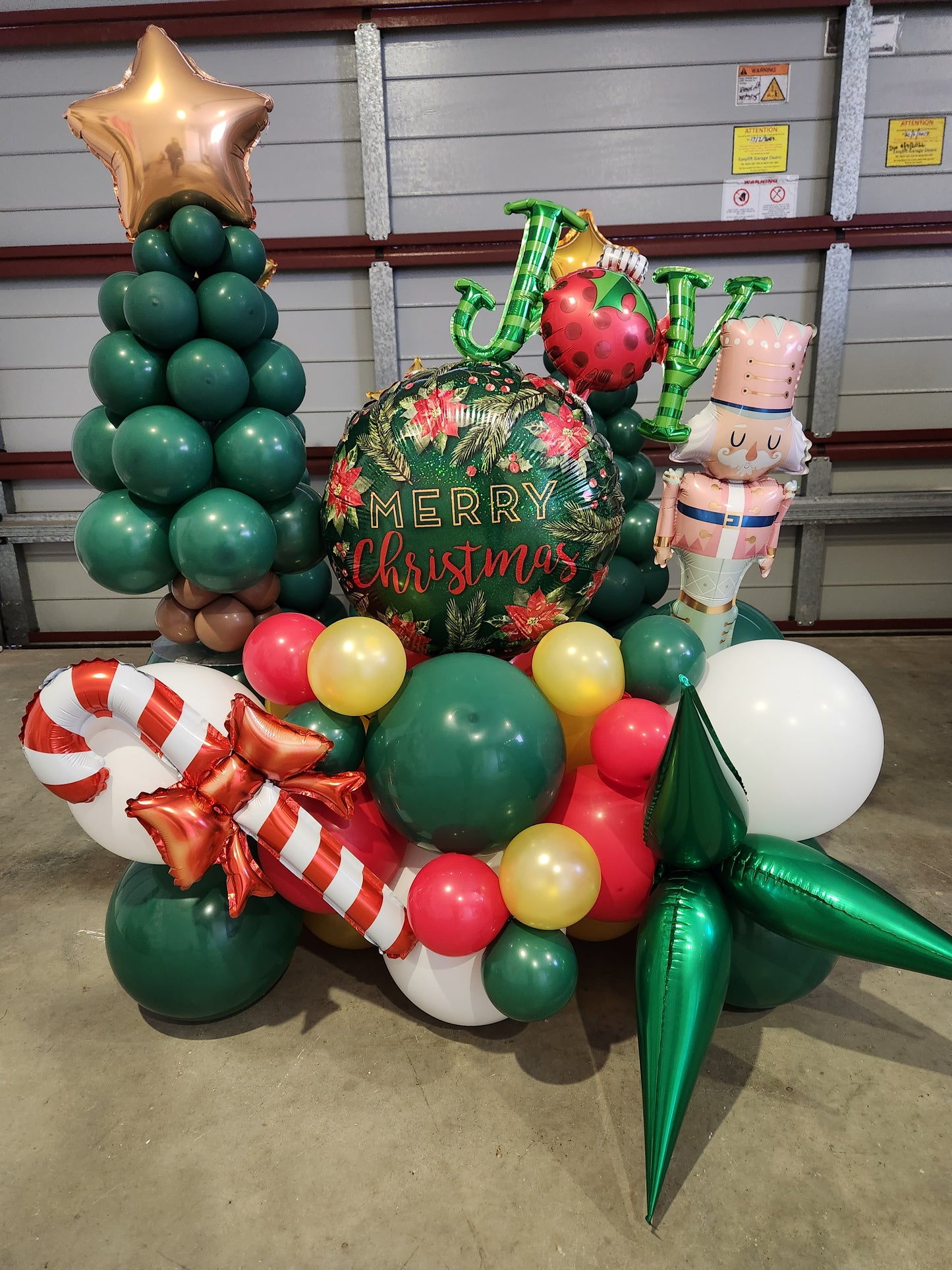 Large Christmas Balloon Arrangement