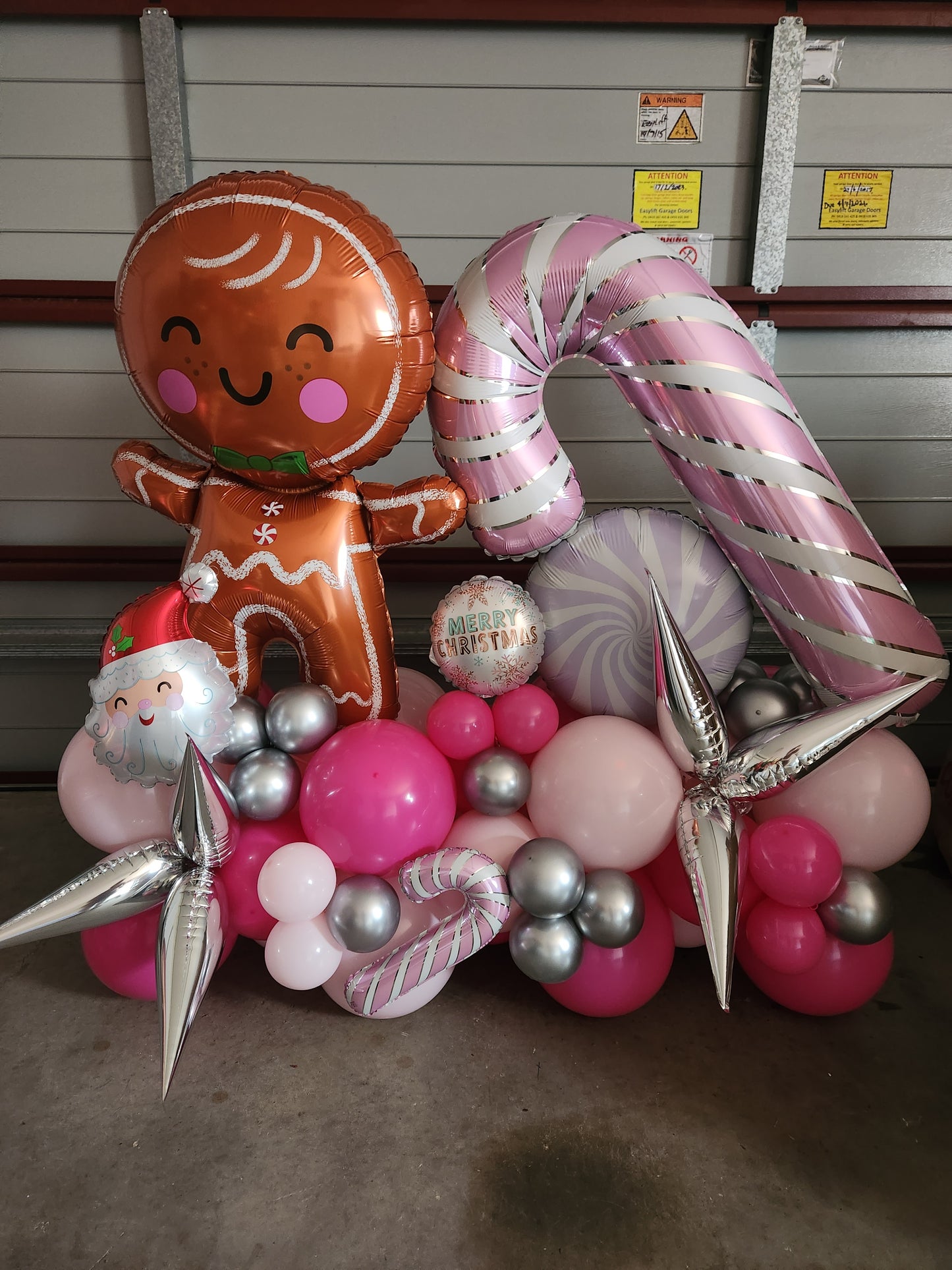 Large Christmas Balloon Arrangement