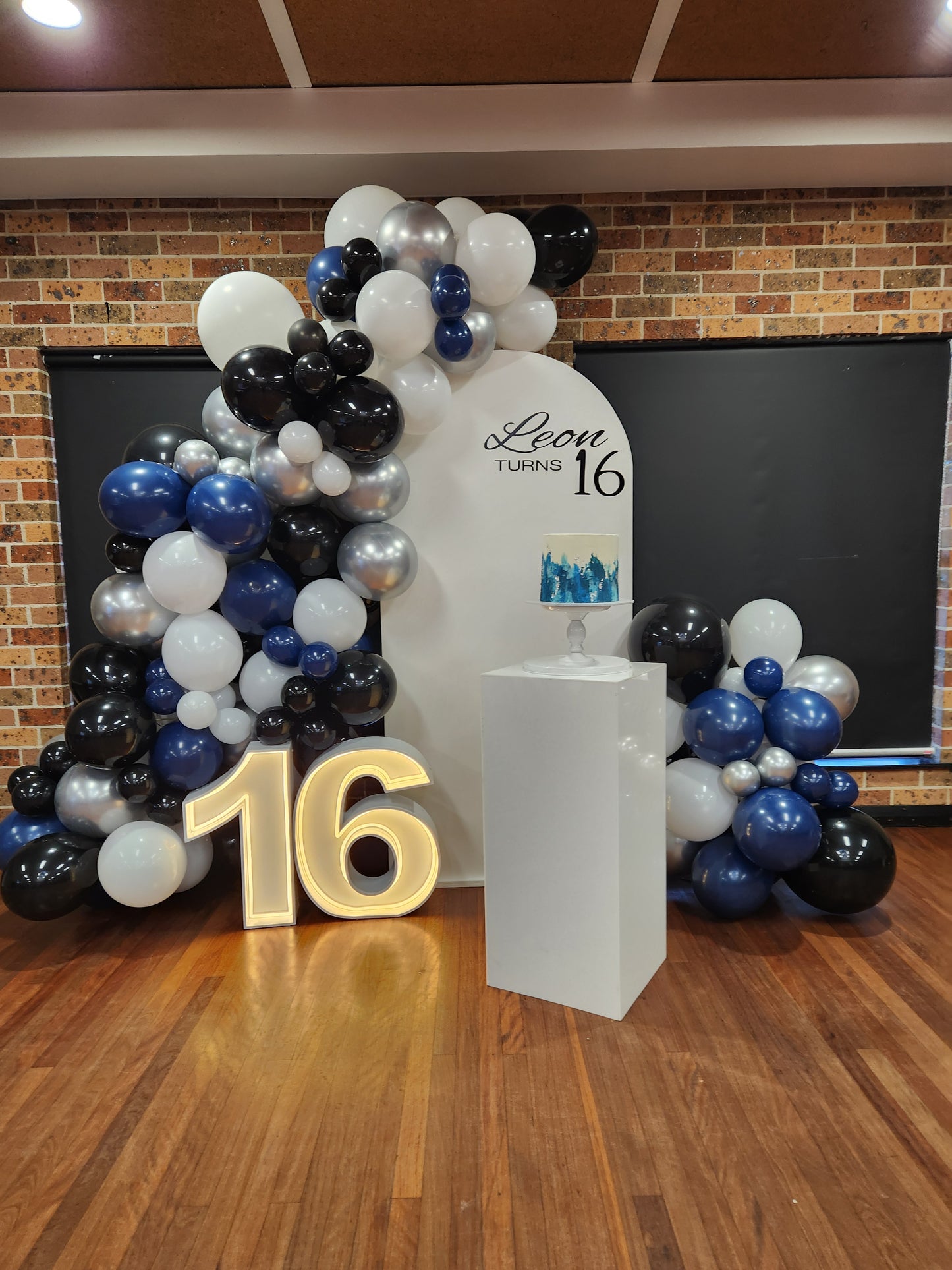 Light up numbers package