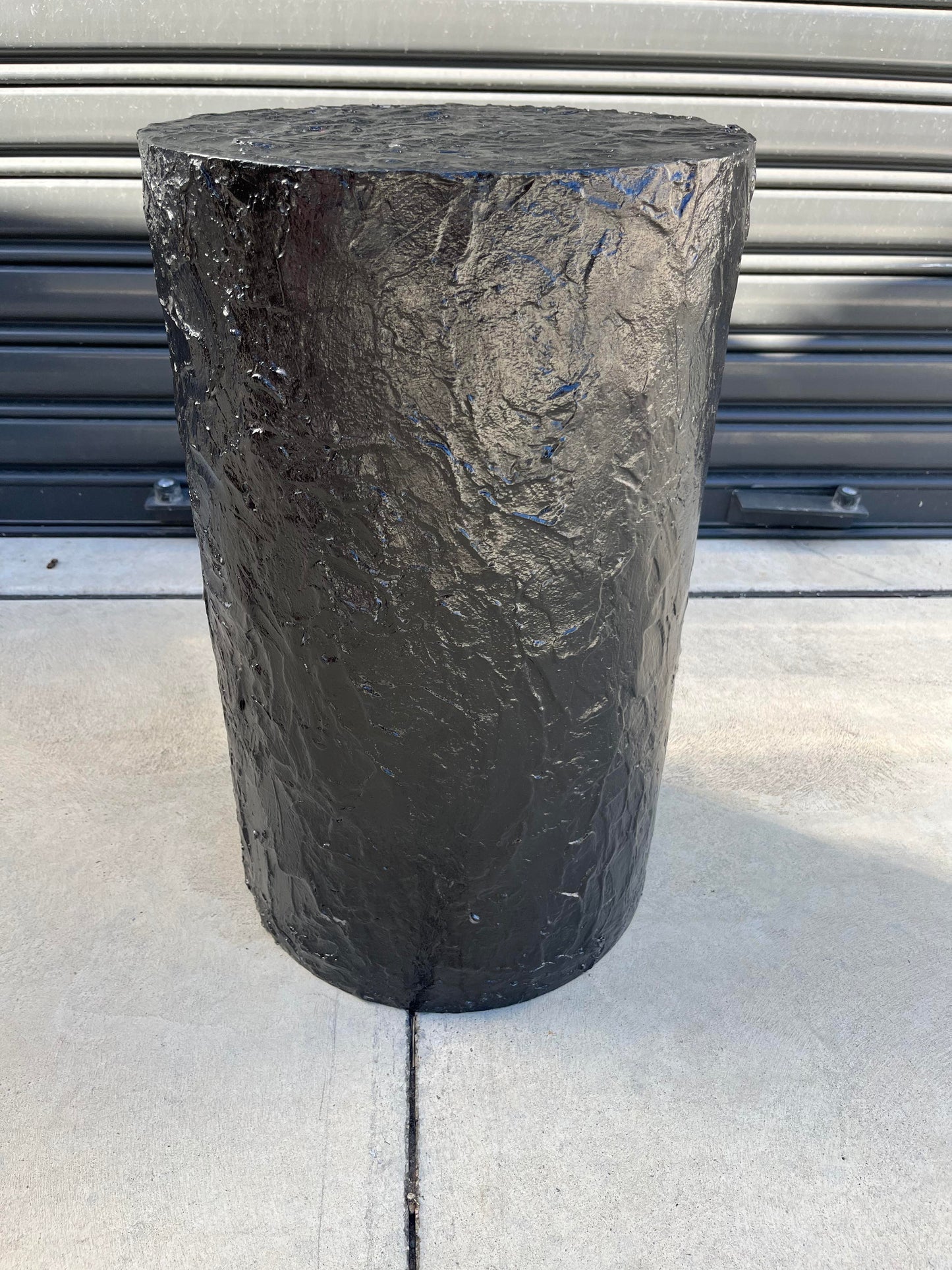 Black Textured Plinths