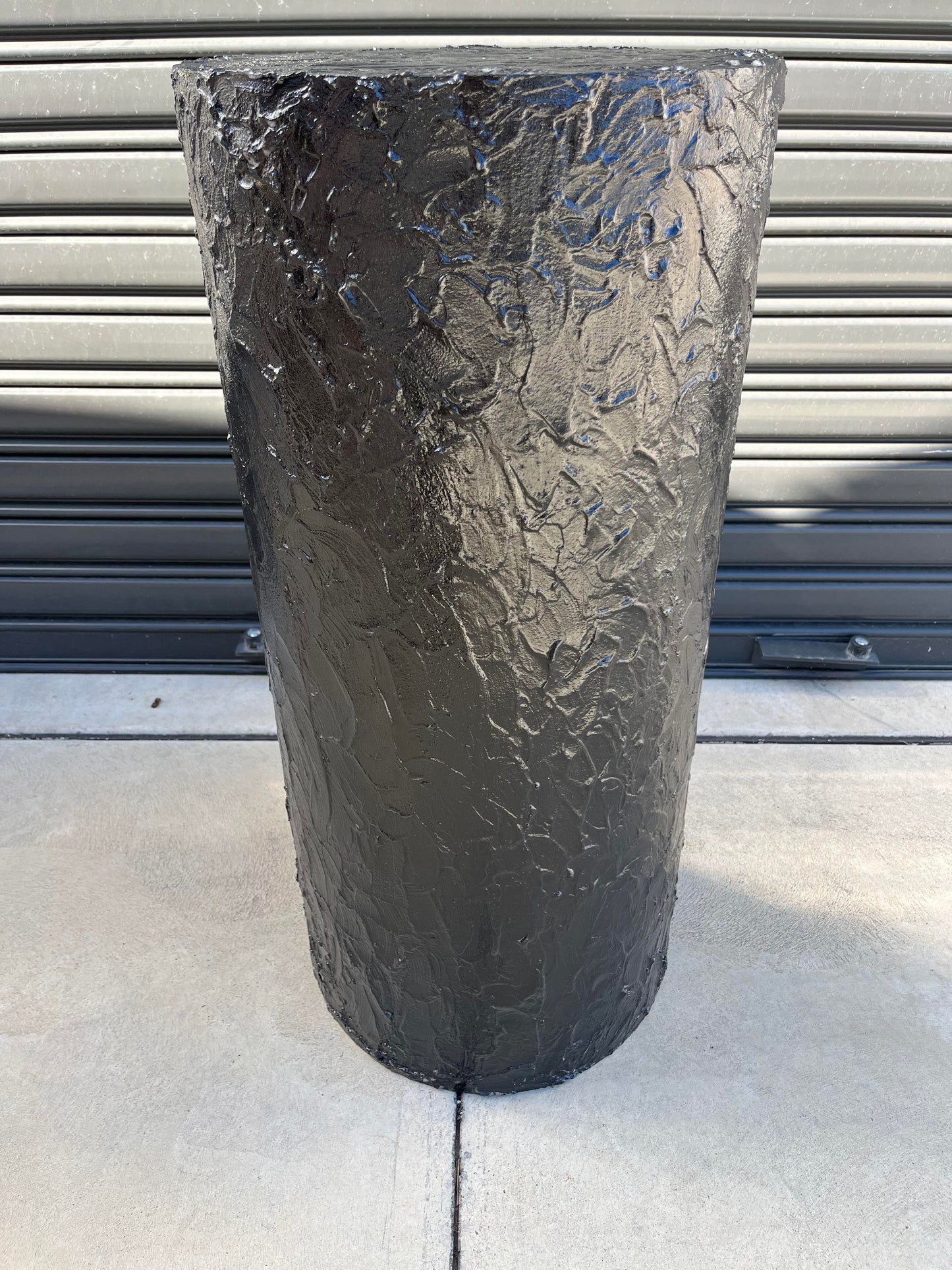 Black Textured Plinths