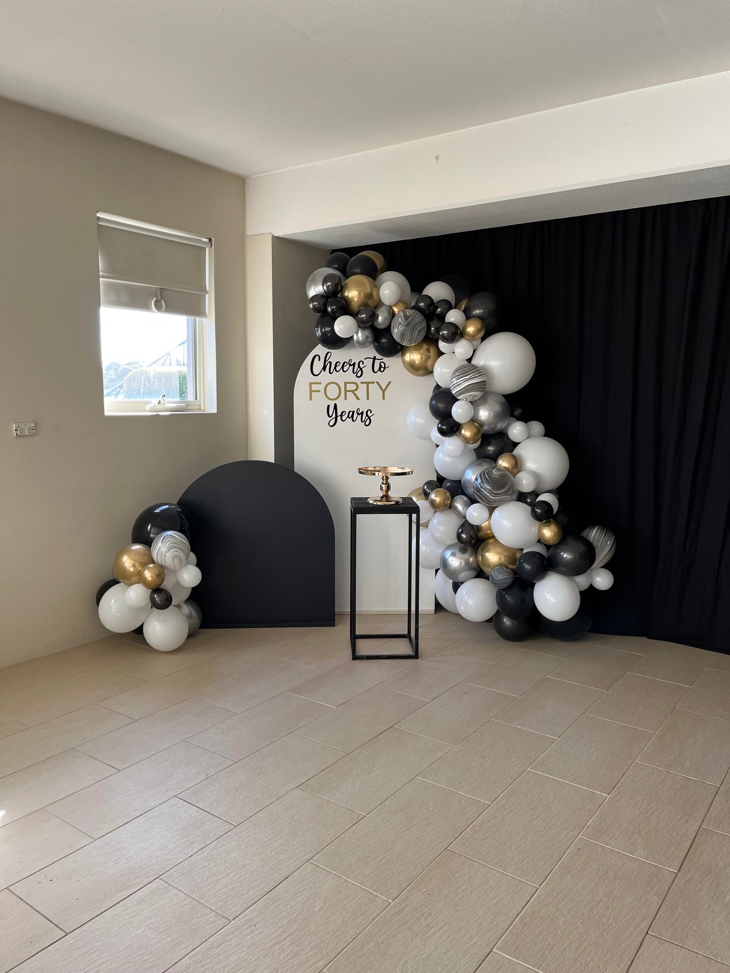 Black Timber Backdrop