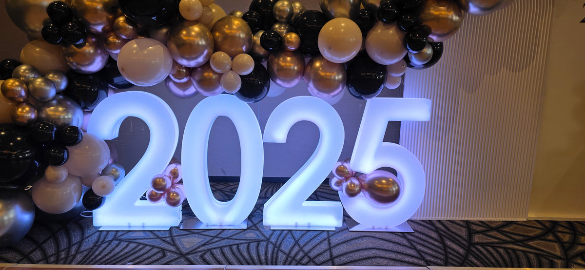 Colour changing light up numbers