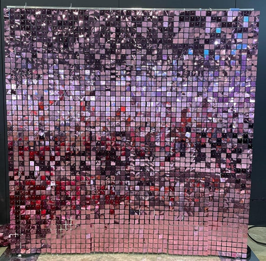Pink Shimmer Wall