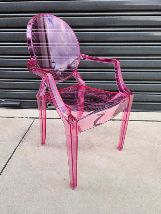 Kids Pink Ghost Chairs