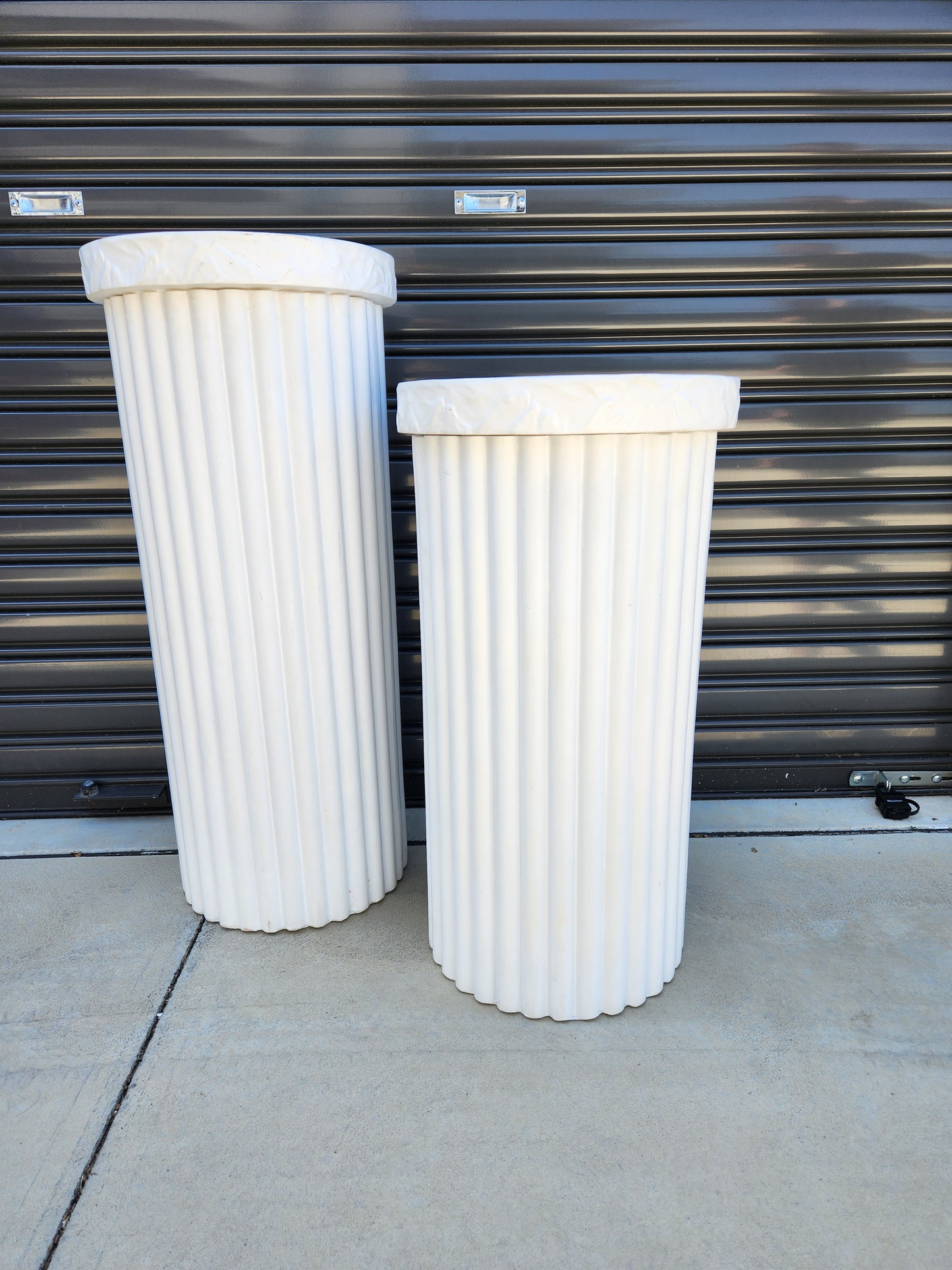 White Ripple Plinths