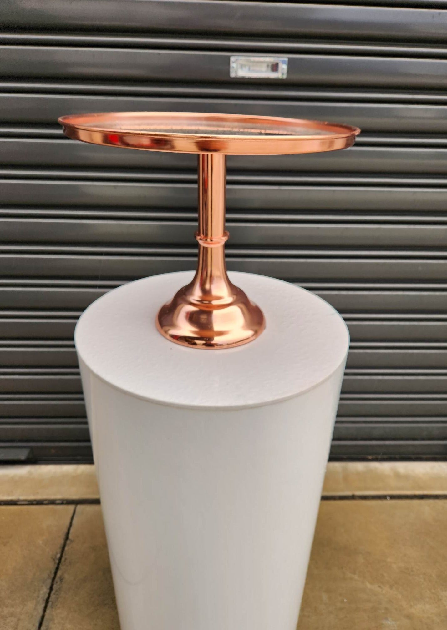Rose Gold Cake Stand 30cm