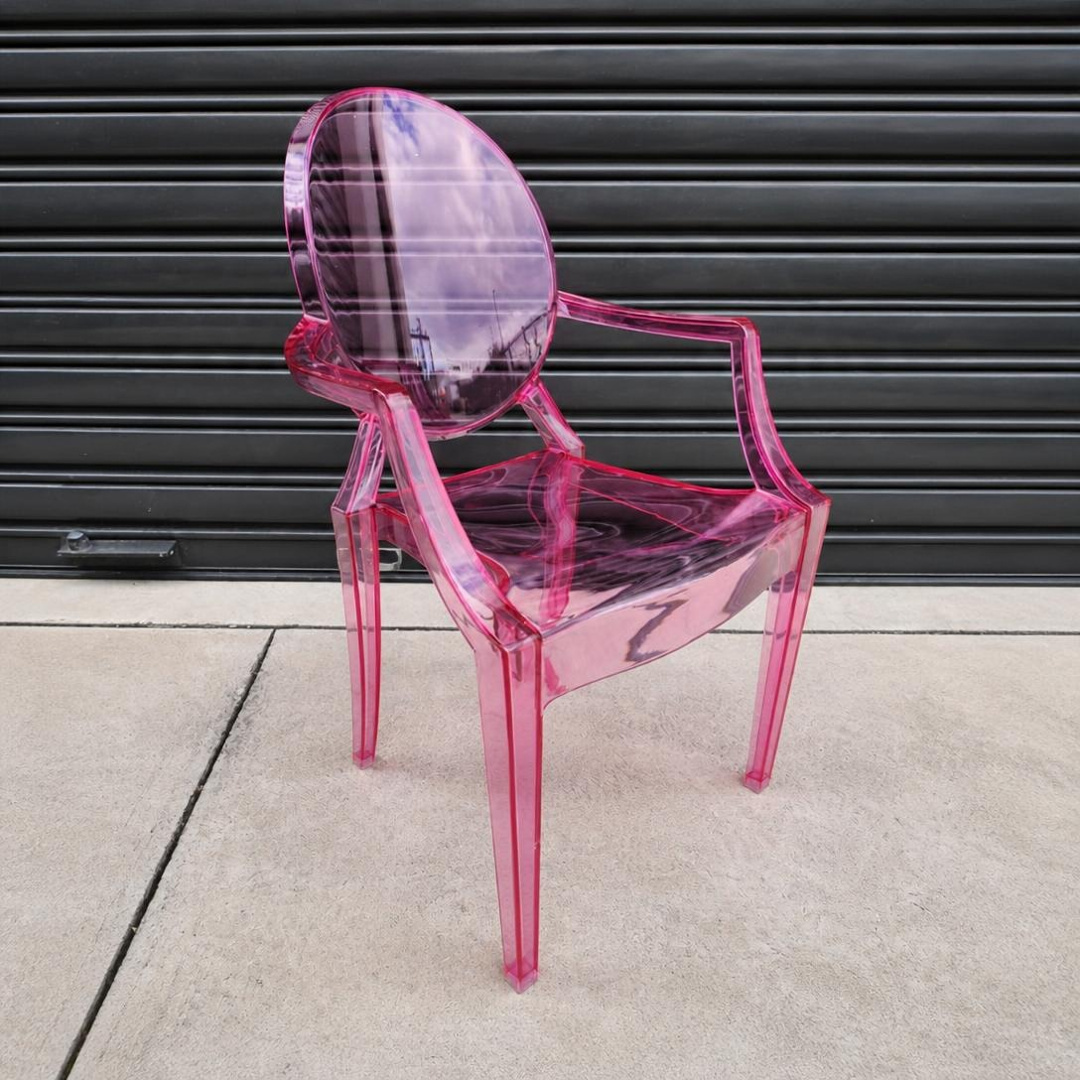 Kids Pink Ghost Chairs
