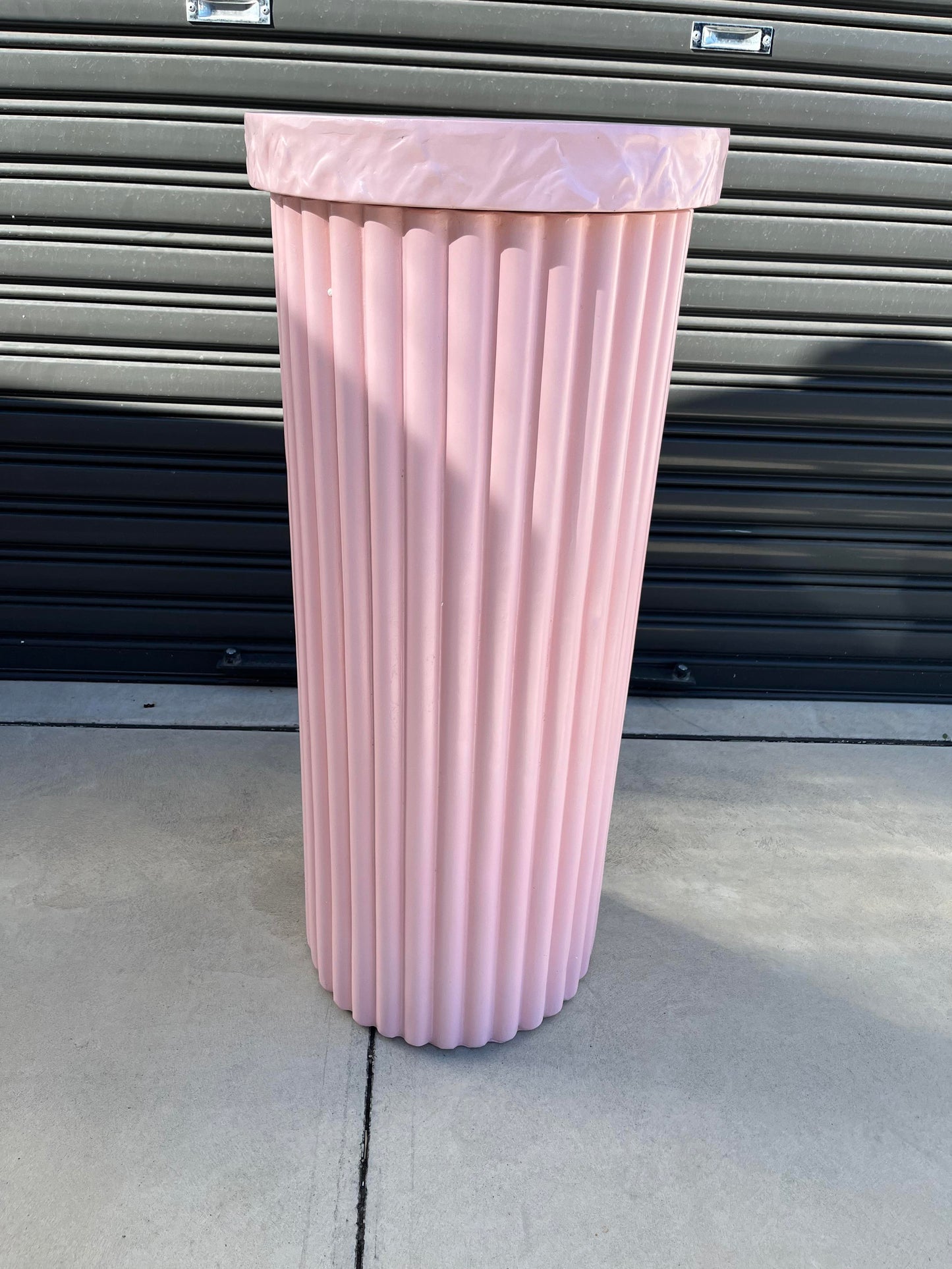 Pink Ripple Plinths