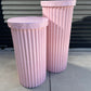 Pink Ripple Plinths