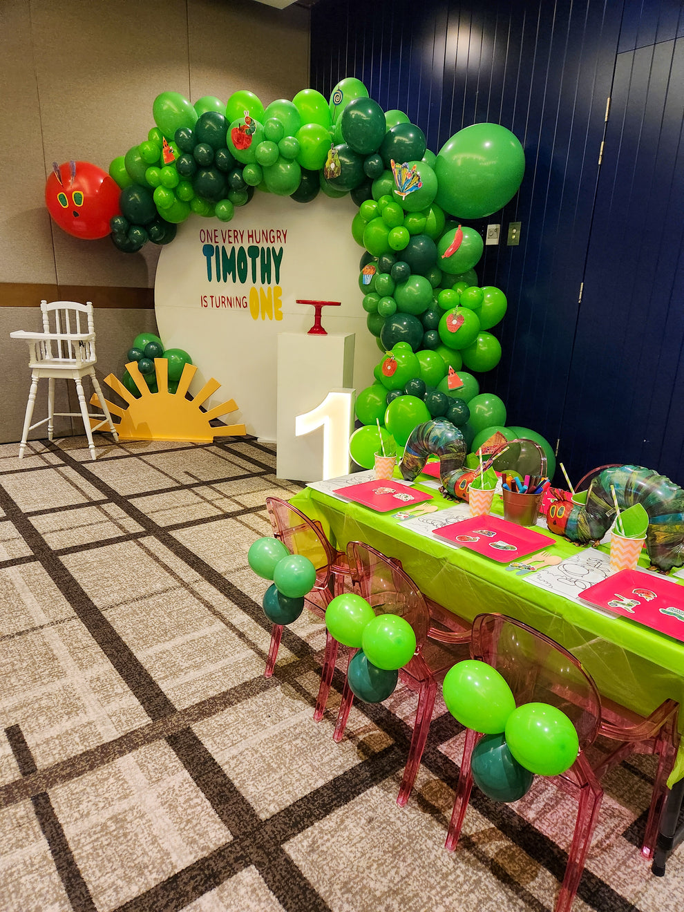 Kids table setup – Savy Balloons