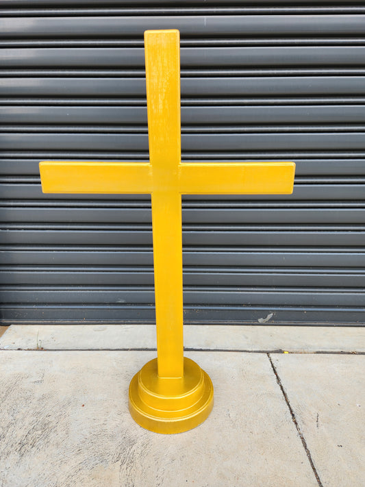 Gold Timber Cross