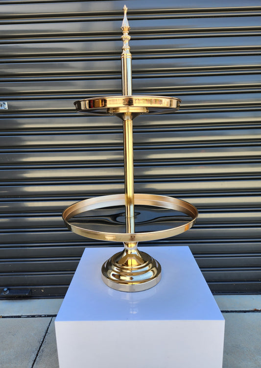 2 Tier Gold Cake Stand
