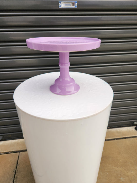 Pastel purple mini cake stand