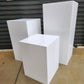 White Square Plinths